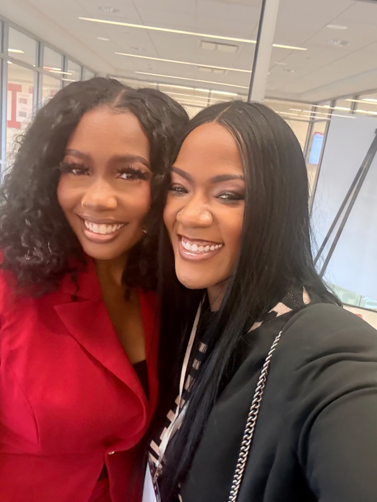 Kimberly J. Lewis with keynote speaker Kiki Ayers at the 2026 NSLS summit